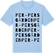 Blue Soul t-shirt med Per-Persgården ordlek t-shirt