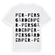 Per-Persgården ordlek t-shirt