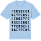 Blue Soul t-shirt med Perseberget ordlek t-shirt