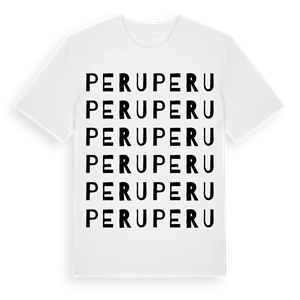 Peru ordlek t-shirt – ekologisk bomull t-shirt från Pinshirt