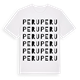 Peru ordlek t-shirt