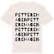 Vintage White t-shirt med Petterehagen ordlek t-shirt