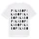 Pikabo ordlek t-shirt