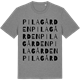 Mid Heather Gray t-shirt med Pilagården ordlek t-shirt