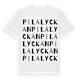 Pilalyckan ordlek t-shirt