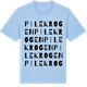 Blue Soul t-shirt med Pilekrogen ordlek t-shirt