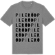 Mid Heather Gray t-shirt med Pileröd ordlek t-shirt