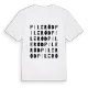 Pileröd ordlek t-shirt