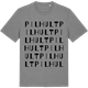 Mid Heather Gray t-shirt med Pilhult ordlek t-shirt