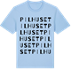 Blue Soul t-shirt med Pilhuset ordlek t-shirt