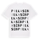 Pilkasen ordlek t-shirt