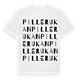 Pillerukan ordlek t-shirt
