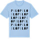 Blue Soul t-shirt med Pilo ordlek t-shirt