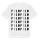 Pilo ordlek t-shirt