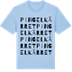 Blue Soul t-shirt med Pingelkärret ordlek t-shirt