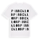 Pinneklon ordlek t-shirt