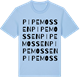 Blue Soul t-shirt med Pipemossen ordlek t-shirt