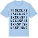 Blue Soul t-shirt med Piskekas ordlek t-shirt