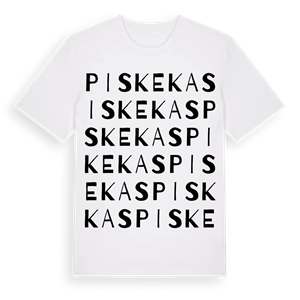 Piskekas ordlek t-shirt – ekologisk bomull t-shirt från Pinshirt