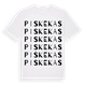 Piskekas ordlek t-shirt