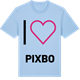 Blue Soul t-shirt med Jag älskar Pixbo t-shirt stort tryck