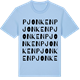 Blue Soul t-shirt med Pjonken ordlek t-shirt
