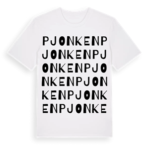Pjonken ordlek t-shirt – ekologisk bomull t-shirt från Pinshirt