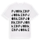 Pjonken ordlek t-shirt