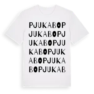 Pjukabo ordlek t-shirt – ekologisk bomull t-shirt från Pinshirt
