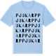 Blue Soul t-shirt med Pjukarp ordlek t-shirt