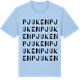 Blue Soul t-shirt med Pjuken ordlek t-shirt