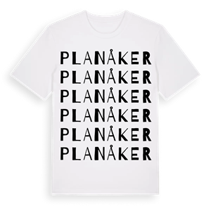 Planåker ordlek t-shirt – ekologisk bomull t-shirt från Pinshirt