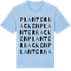 Blue Soul t-shirt med Planterbacken ordlek t-shirt