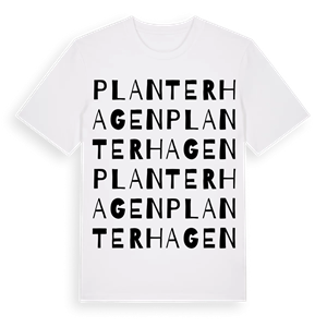 Planterhagen ordlek t-shirt – ekologisk bomull t-shirt från Pinshirt