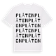 Plåten ordlek t-shirt