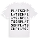 Platsen ordlek t-shirt