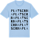 Blue Soul t-shirt med Platserna ordlek t-shirt