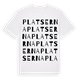 Platserna ordlek t-shirt