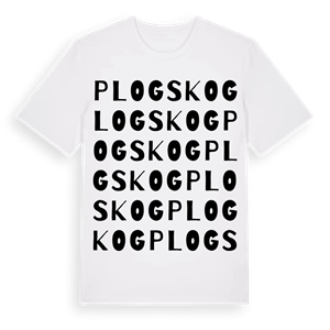 Plogskog ordlek t-shirt – ekologisk bomull t-shirt från Pinshirt