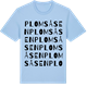 Blue Soul t-shirt med Plomsåsen ordlek t-shirt