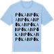 Blue Soul t-shirt med Pökan ordlek t-shirt