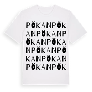 Pökan ordlek t-shirt – ekologisk bomull t-shirt från Pinshirt