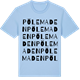 Blue Soul t-shirt med Pölemaden ordlek t-shirt