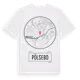 White t-shirt med Pölsebo t-shirt