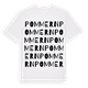 Pommern ordlek t-shirt