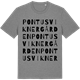 Mid Heather Gray t-shirt med Pontus Viknergården ordlek t-shirt