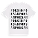 Porsån ordlek t-shirt