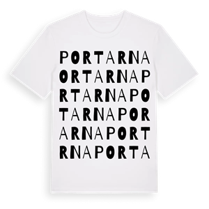 Portarna ordlek t-shirt – ekologisk bomull t-shirt från Pinshirt