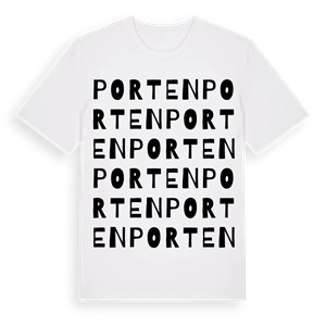 Porten ordlek t-shirt – ekologisk bomull t-shirt från Pinshirt