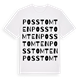 Posstomten ordlek t-shirt
